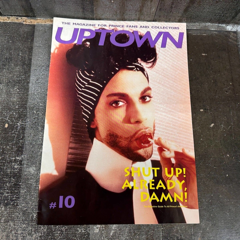 PRINCE Magazine - UPTOWN # 10 Prince Speaks ! Interviewography! Early Issue Rare